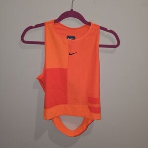 Nike Orange Sleeveless Top